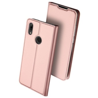 „Dux Ducis“ Skin серии Huawei P smart 2019 (Honor 10 Lite) розовый кожаный чехол-книжка | Vacins.lv