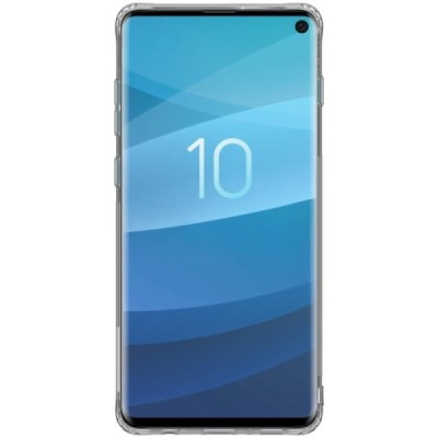 Samsung Galaxy S10 (G973) Nillkin Nature тонкий серый силиконовый чехол (TPU) | Vacins.lv