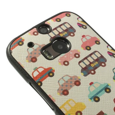 HTC One M8 krāsains cieta silikona apvalks - Autos / Vacins.lv