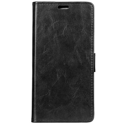 Samsung Galaxy S10+ (G975) открываемый чёрный кожаный чехол - книжка | Vacins.lv