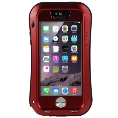 Apple iPhone SE (iPhone 5, iPhone 5S) „LOVE MEI“ Dropproof  красный усиленный защитный чехол | Vacins.lv