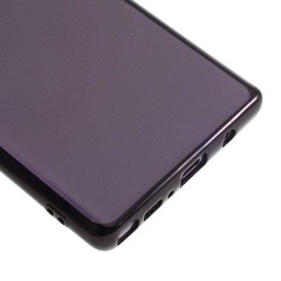 Samsung Galaxy Note 9 (N960F) Силиконовый прозрачный чехол, чёрный | Vacins.lv