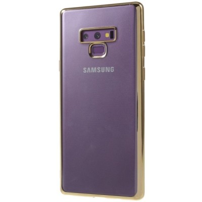 Samsung Galaxy Note 9 (N960F) Cieta silikona (TPU) dzidrs apvalks zelta / vacins.lv