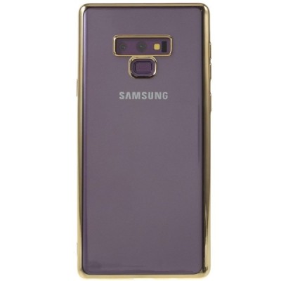 Samsung Galaxy Note 9 (N960F) Cieta silikona (TPU) dzidrs apvalks zelta / vacins.lv