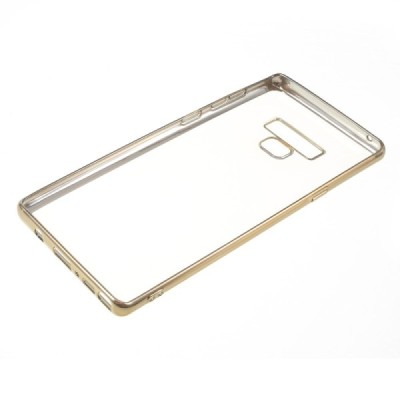 Samsung Galaxy Note 9 (N960F) Cieta silikona (TPU) dzidrs apvalks zelta / vacins.lv