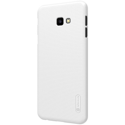 Samsung Galaxy J4+ (J400F) Nillkin Frosted Shield белый пластиковый чехол | Vacins.lv