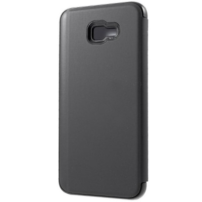 Samsung Galaxy J4+ (J400F) открываемый чёрный пластиковый чехол-книжка | Vacins.lv
