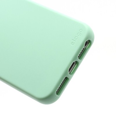 „Elago“ cieta silikona Apple iPhone 5, 5S zaļš apvalks ar ekrāna aizsargplēve / Vacins.lv