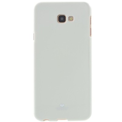 Samsung Galaxy J4+ (J400F) Mercury твердый силиконовый чехол (TPU) - белый | Vacins.lv