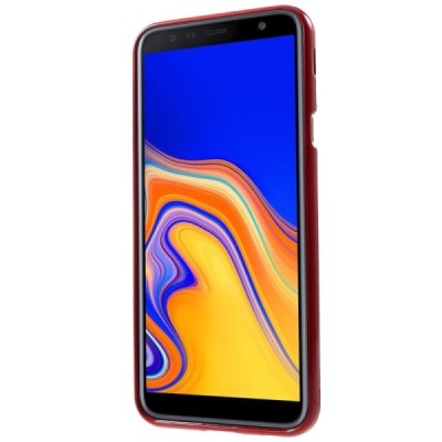 Samsung Galaxy J4+ (J400F) Mercury твердый силиконовый чехол (TPU) - красный | Vacins.lv