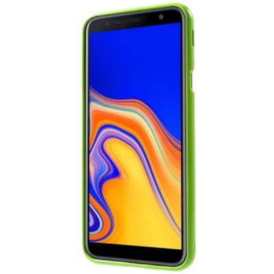 Samsung Galaxy J4+ (J400F) Mercury твердый силиконовый чехол (TPU) - зелёный | Vacins.lv