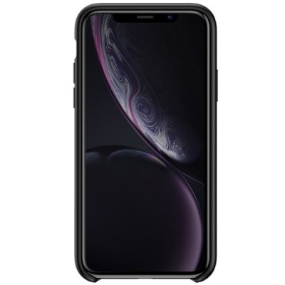 „Rubberized“ Apple iPhone Xr твердый силикон чехол - чёрный | Vacins.lv