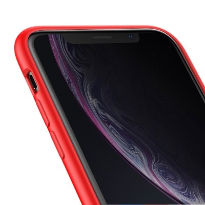 „Baseus“ Original LSR Apple iPhone Xr твердый силикон чехол - красный | Vacins.lv