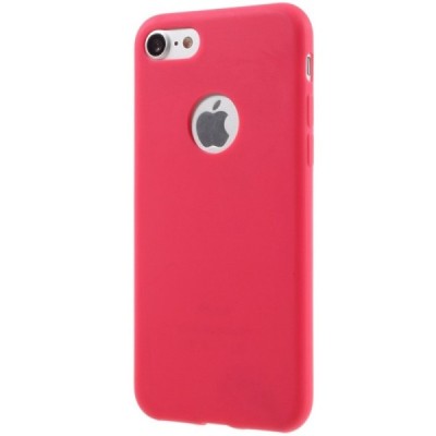 Apple iPhone 7 (iPhone 8) самый тонкий в мире чехол из красного твердого силикона TPU | Vacins.lv