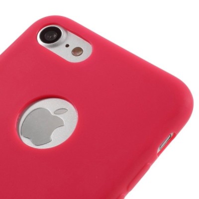 Apple iPhone 7 (iPhone 8) самый тонкий в мире чехол из красного твердого силикона TPU | Vacins.lv