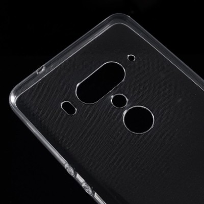 HTC U12 Plus твердый силиконовый (TPU) чехол прозрачный | Vacins.lv