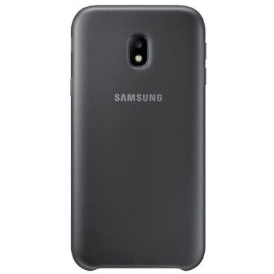 Samsung Galaxy J3 2017 (J330) „Samsung“ Dual Layer Cover пластиковый черный чехол (EF-PJ330CBEWW) | Vacins.lv