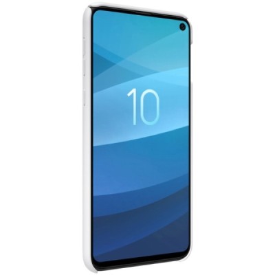 Samsung Galaxy S10e (G970) Nillkin Frosted Shield белый пластиковый чехол | Vacins.lv