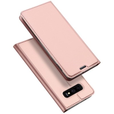„Dux Ducis“ Skin серии Samsung Galaxy S10e (G970) розовый кожаный чехол-книжка | Vacins.lv