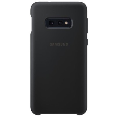Samsung Galaxy S10e (G970) „Samsung“ Silicone Cover твердый силиконовый чехол чёрного цвета | Vacins.lv