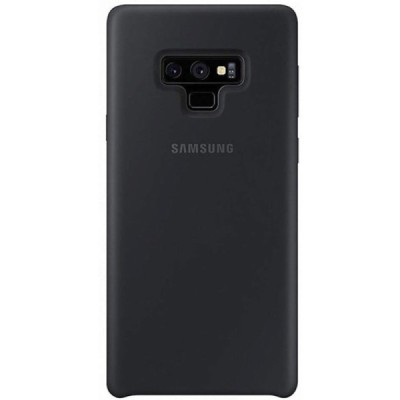 Samsung Galaxy Note 9 (N960F) „Samsung“ Silicone Cover твердый силиконовый чехол чёрного цвета | Vacins.lv