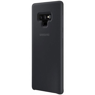 Samsung Galaxy Note 9 (N960F) „Samsung“ Silicone Cover твердый силиконовый чехол чёрного цвета | Vacins.lv