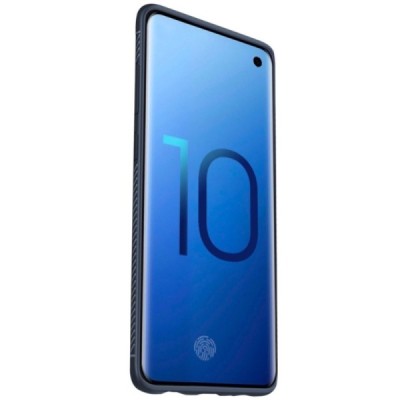 Samsung Galaxy S10+ (G975) „Lenuo“ твердый силиконовый чехол из TPU синего цвета | Vacins.lv