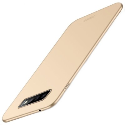 Samsung Galaxy S10+ (G975) „Mofi“ Shield zelta plastmasas apvalks / vacins.lv