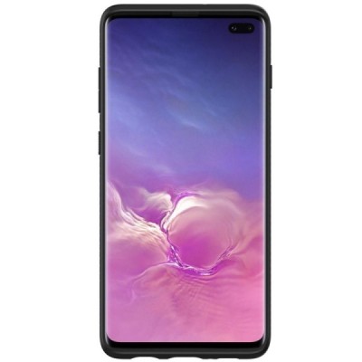 „Spigen“ Liquid Air Samsung Galaxy S10+ (G975) чёрный твердый силиконовый чехол | Vacins.lv