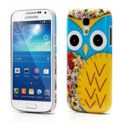 Samsung Galaxy S4 Mini dėklas - Pelėdžiukas, geltonas / Priedai.lt