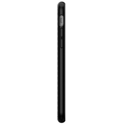 „Spigen“ Liquid Air Apple iPhone 7 (iPhone 8) чёрный твердый силиконовый чехол | Vacins.lv