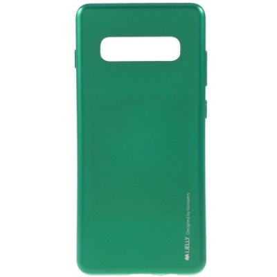 Samsung Galaxy S10+ (G975) Mercury твердый силиконовый чехол (TPU) - зелёный | Vacins.lv