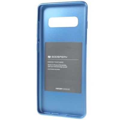 Samsung Galaxy S10+ (G975) Mercury твердый силиконовый чехол (TPU) - синий | Vacins.lv
