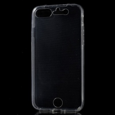 Apple iPhone 7 (iPhone 8) dzidrs (caurspīdīgs) aizsedzams cieta silikona TPU pasaulē planākais apvalks / Vacins.lv