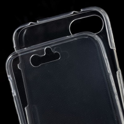 Apple iPhone 7 (iPhone 8) dzidrs (caurspīdīgs) aizsedzams cieta silikona TPU pasaulē planākais apvalks / Vacins.lv