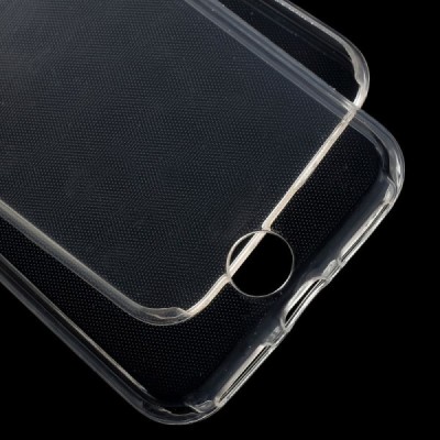 Apple iPhone 7 (iPhone 8) dzidrs (caurspīdīgs) aizsedzams cieta silikona TPU pasaulē planākais apvalks / Vacins.lv