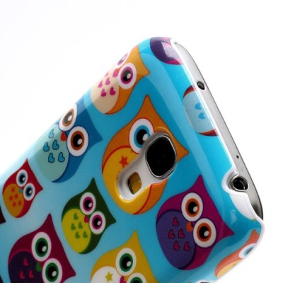 Samsung Galaxy S4 Mini rakstains margs silikona apvalks - Pūcēni / Vacins.lv