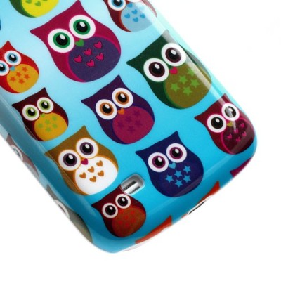 Samsung Galaxy S4 Mini rakstains margs silikona apvalks - Pūcēni / Vacins.lv