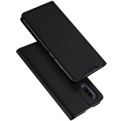 „Dux Ducis“ Skin серии Huawei P30 чёрный кожаный чехол-книжка | Vacins.lv