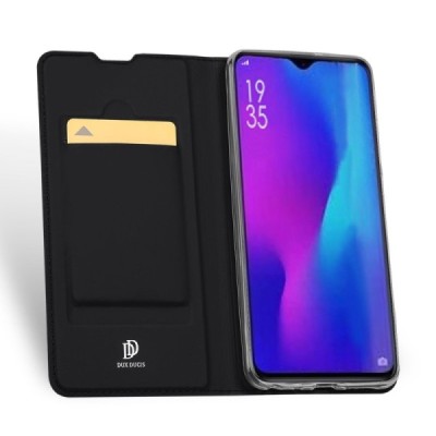 „Dux Ducis“ Skin серии Huawei P30 чёрный кожаный чехол-книжка | Vacins.lv