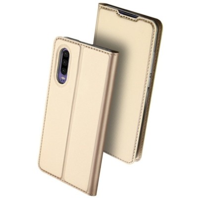 „Dux Ducis“ Skin серии Huawei P30 золотой кожаный чехол-книжка | Vacins.lv