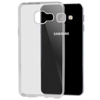 Samsung Galaxy A3 2016 (A310) „Bullet“ прозрачный твердый силиконовый TPU, самый тонкий в мире бесцветный чехол | Vacins.lv