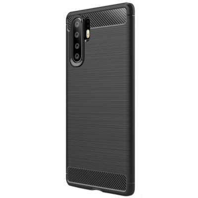 Huawei P30 Pro „Mofi“ Carbon твердый силиконовый чехол (TPU) - черный | Vacins.lv