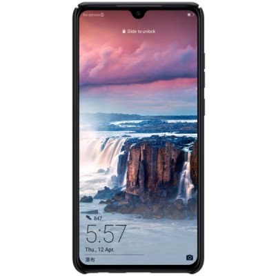Nillkin Frosted Shield Huawei P30 черный пластиковый чехол | Vacins.lv