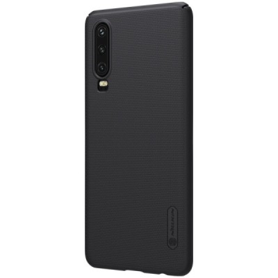 Nillkin Frosted Shield Huawei P30 черный пластиковый чехол | Vacins.lv