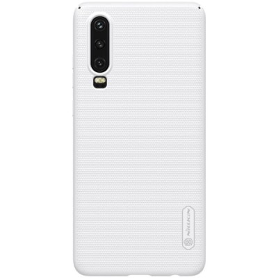 Nillkin Frosted Shield Huawei P30 белый пластиковый чехол | Vacins.lv