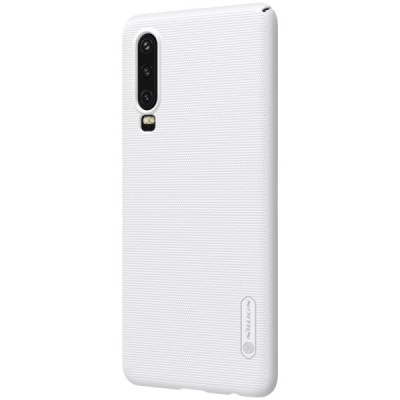 Nillkin Frosted Shield Huawei P30 белый пластиковый чехол | Vacins.lv
