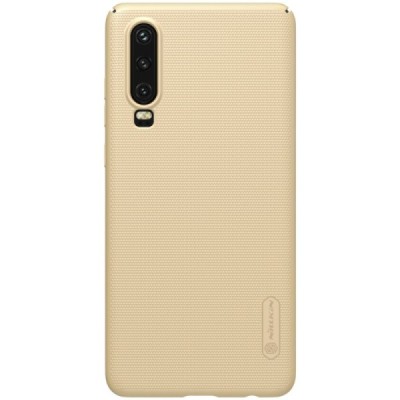 Nillkin Frosted Shield Huawei P30 золотой пластиковый чехол | Vacins.lv