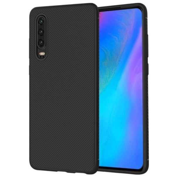 „Lenuo“ твердый силиконовый (TPU) чехол – чёрный (P30)
