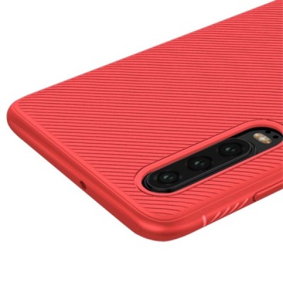 Huawei P30 „Lenuo“ твердый силиконовый чехол из TPU красного цвета | Vacins.lv